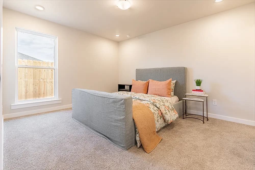 Bedroom in The French Creek home model by Buffalo Built LLC.