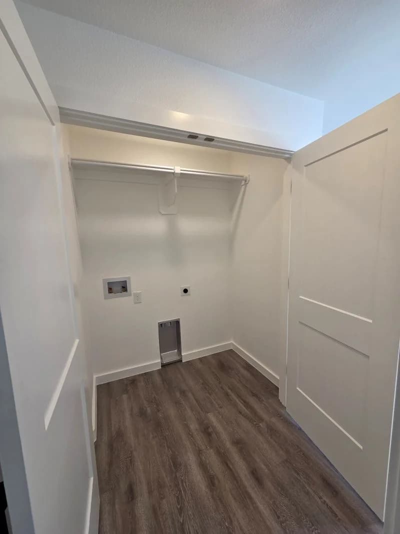 Bedroom 3 closet in the finished Tie Hack completed home