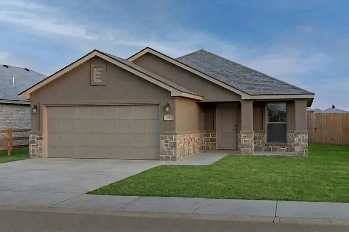 Exterior rendering of The Bomber Mountain home model by Buffalo Built LLC.