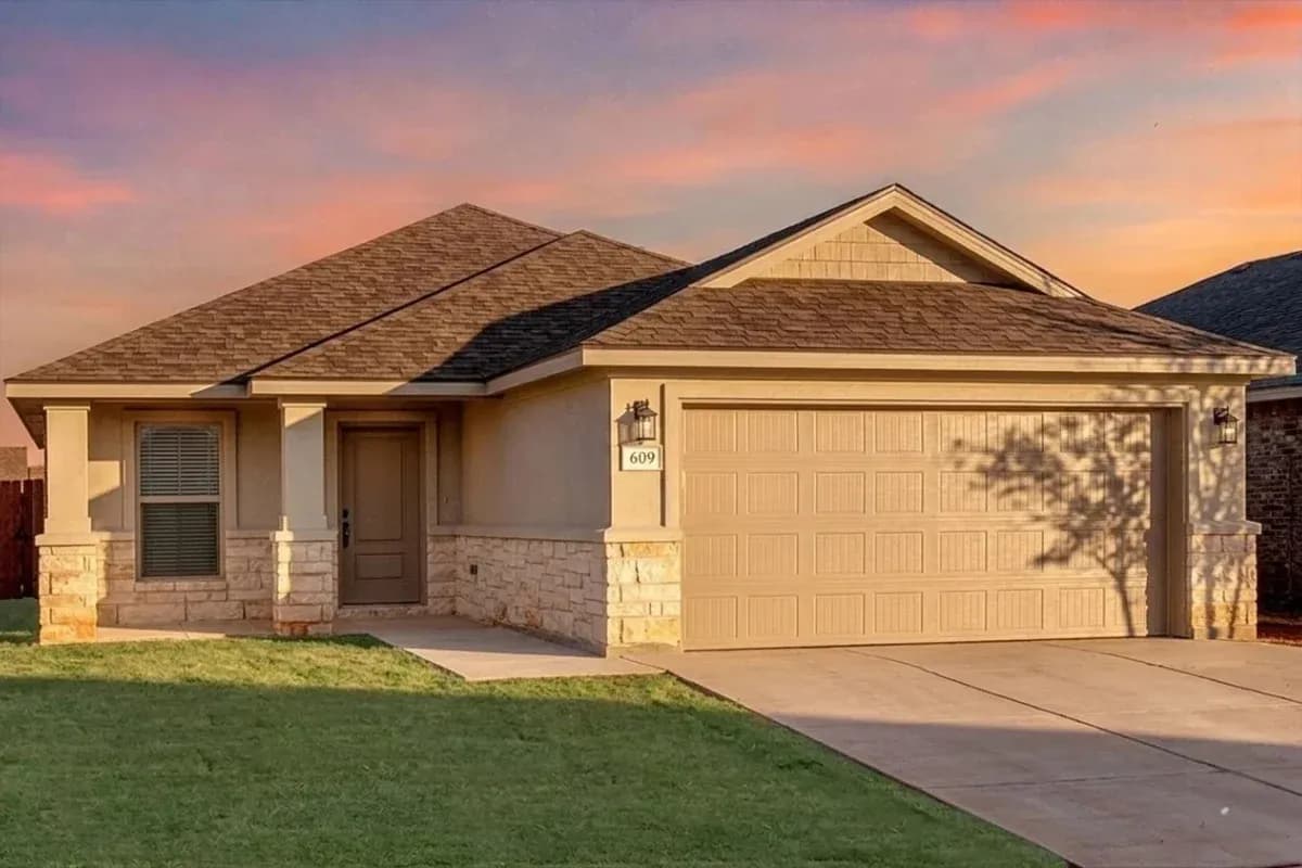 Exterior rendering of The Clear Creek home model by Buffalo Built LLC.