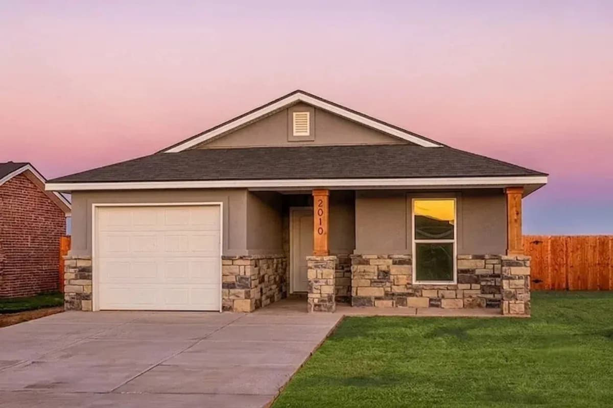Exterior rendering of The Outlaw home model by Buffalo Built LLC.