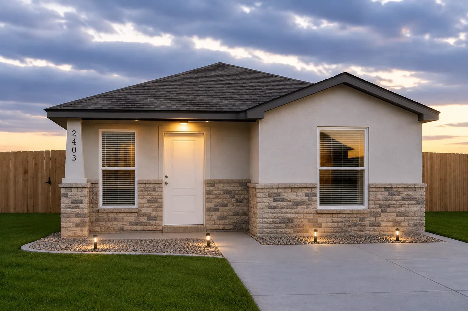 Exterior rendering of The Sheep Mountain home model by Buffalo Built LLC.